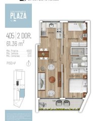 Apartamento De 2 Dormitorios En Pocitos Desde U$s 204.695 Con Barbacoa, Parrillero, Terraza, Lavadero, Garajes, Gym Y Con Financiación Propia además De Muy Bajos Gastos Comunes $ 7000.