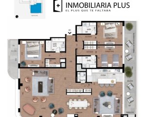 Apartamento De 3 Dormitorios 3 Baños Terraza Y Más Con 459 M2 En La Rambla De Carrasco Desde U$s 1.705.000 De  80% Financiado