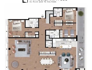 Apartamento De 3 Dormitorios 4 Baños Terraza Y Más Con 669 M2 En La Rambla De Carrasco Desde U$s 1.985.000 De  80% Financiado