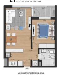 Apartamento 1 Dormitorio A Estrenar En 3 Cruces Desde U$s 22.180 De Entrega A 5 Del Shopping Todos Los Servicios En La Zona De Tres Cruces Montevideo