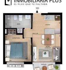 Apto De 51 M2 Con 1 Dormitorio Desde U$s 114.832 A Estrenar En El Centro De Montevideo Con Vista A La Bahía Con Todos Los Servicios Y Ley De Vivienda Promovida