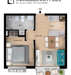 Apartamento De 1 Dormitorio En El Centro De Montevideo Desde U$s 22.518 De Entrega A Estrenar Con Vista Y Todos Los Servicios Y Ley De Vivienda Promovida