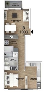  Venta de Apartamento a estrenar con servicios barbacoa, piscina y más  C8331001