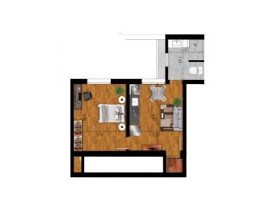  Vendo Apartamento en el Barrio Sur de Montevideo con barbacoa y depósito a pasos de la Rambla y Av. Dieciocho de Julio