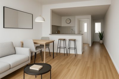  Alquiler de Apartamento de 2 dormitorios con garaje, gym, barbacoa, cowork y más en Montevideo