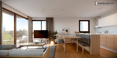  Apartamento De Bajos Gastos A Estrenar A 1 Cuadra Del Shopping Tres Cruces Desde U$s 20.123 De Entrega Sobre P. Berro Con Todos Los Servicios En Montevideo