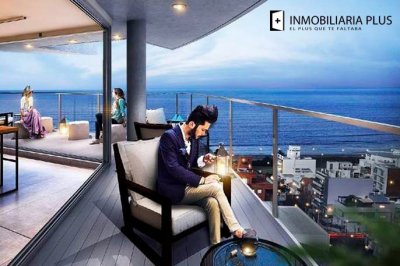   2 Dormitorios A Estrenar En Piso 22!!! Buceo U$s 44.702 De Entrega Sobre Rivera Con Todos Los Servicios. 