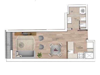  Alquiler de Apartamento con cowork, huerta , gimnasio, rincón de juegos y barbacoa. al frente a pasos de Tres Cruces 