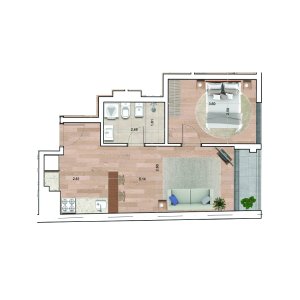  Venta de Apartamento en La Unión con Barbacoa, Gym, Juegos Infantiles, Cowork y más