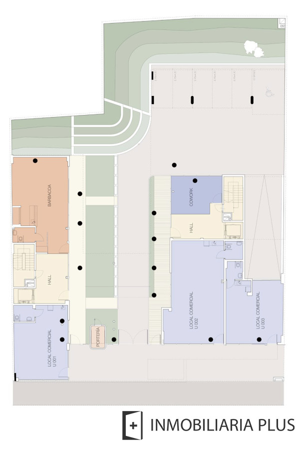 Local Comercial ID.318 - Venta de Local al Frente con 77 m2 en La Blanqueada en edificio de 68 Apartamentos C834-001L