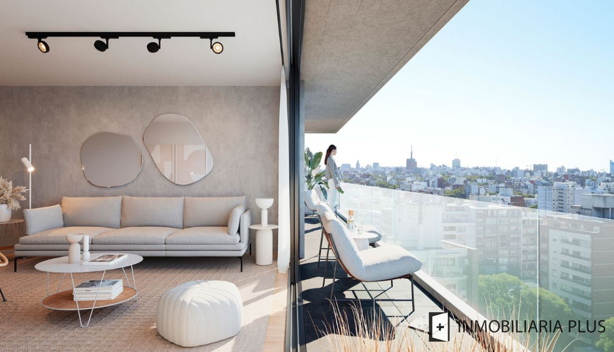 Apartamento ID.1441 - Venta de Monoambiente de 60m2 a estrenar en Punta Carretas con patio interno privado, gym, barbacoa, lavadero y más en Montevideo