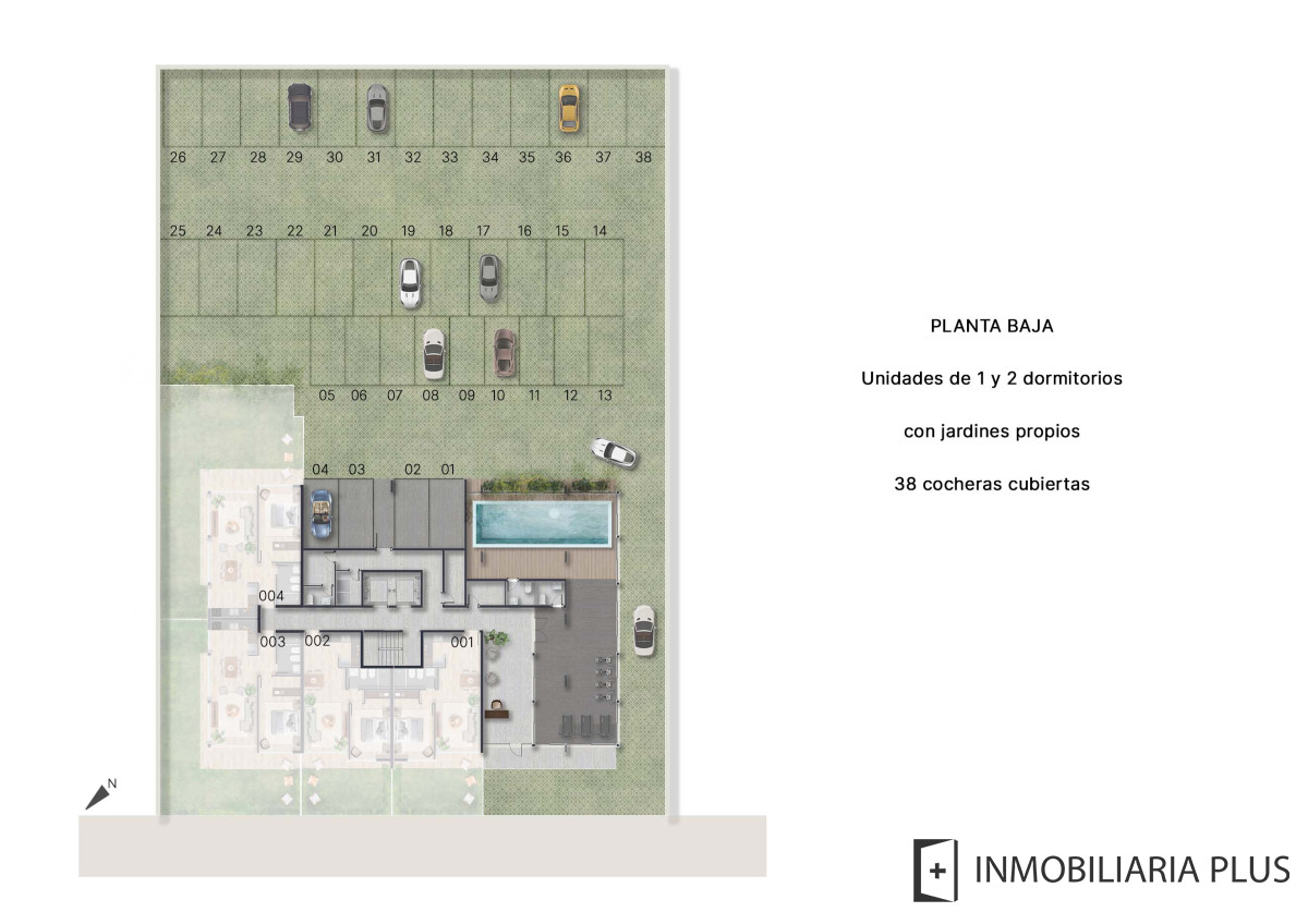 Apartamento ID.614 - Venta de Apartamento con 2 Dormitorios a estrenar en el centro de la Península de Punta del Este con piscina, barbacoa, Gym y más C992201P