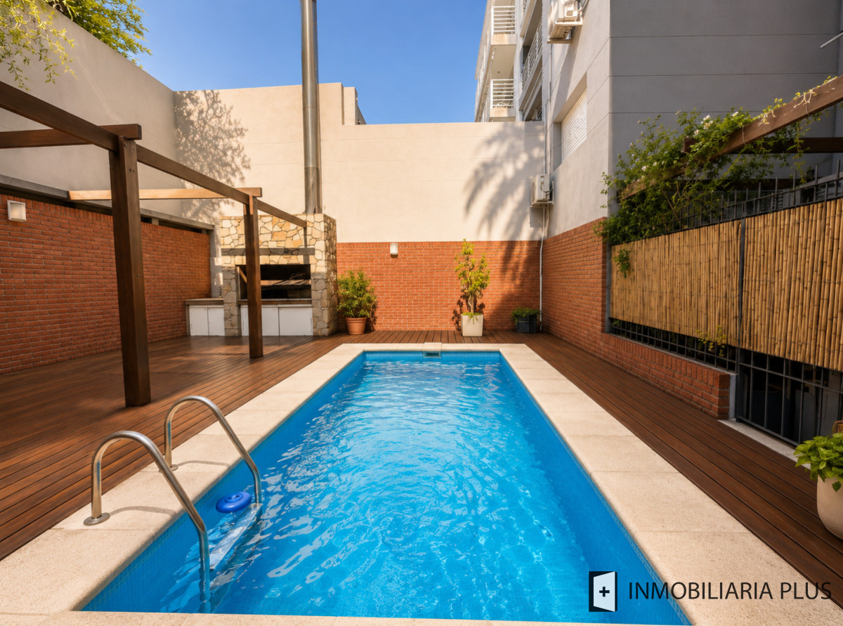 Apartamento ID.1748 - Alquiler de Apartamento con piscina climatizada, parrillero, 2 dormitorios, 2 baños con garaje más en Buceo