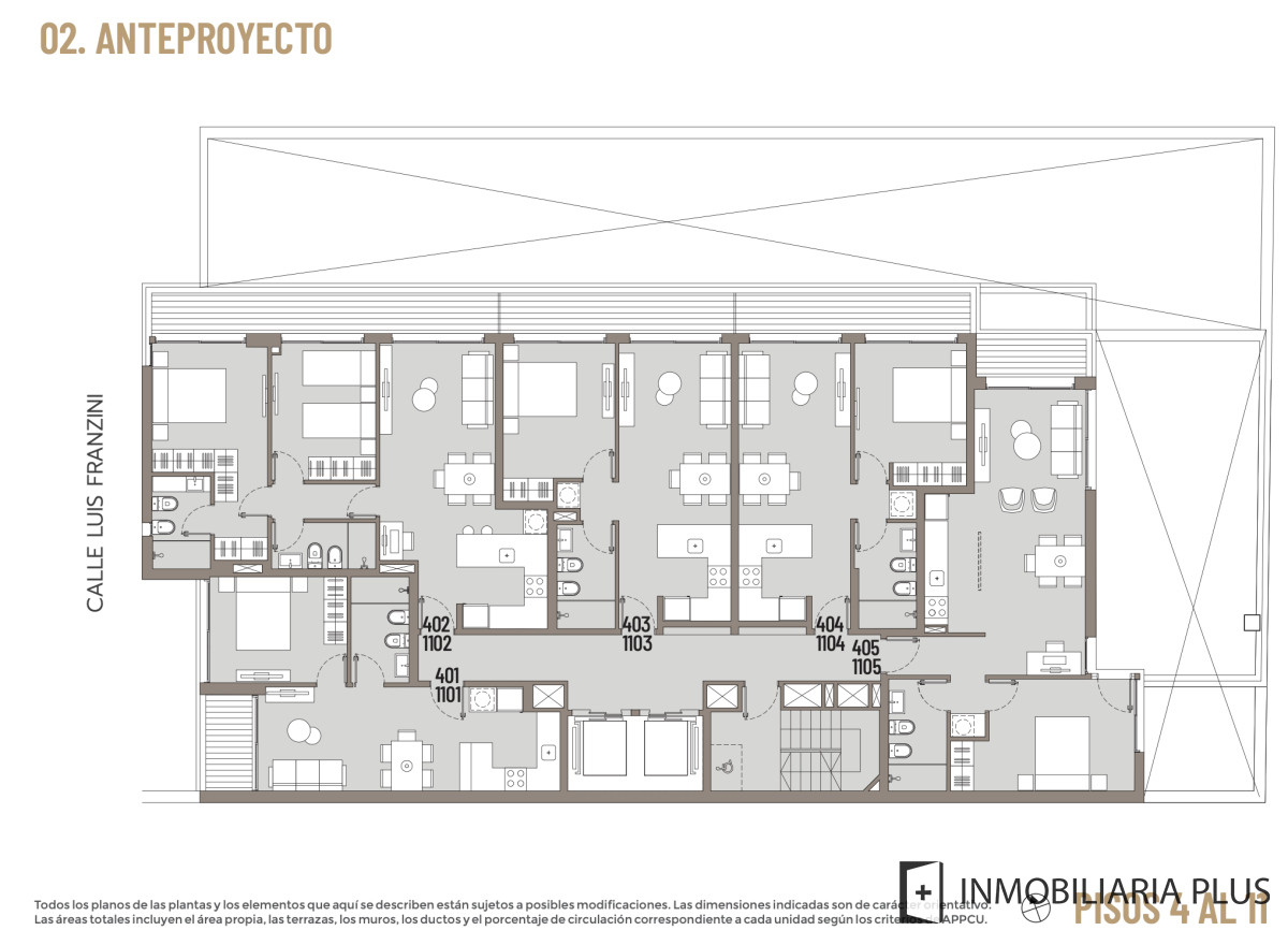 Apartamento ID.1441 - Venta de Monoambiente de 60m2 a estrenar en Punta Carretas con patio interno privado, gym, barbacoa, lavadero y más en Montevideo