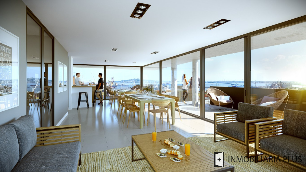 Apartamento ID.2 - Venta de Apartamento En El Centro Con Todos Los Servicios Frente A La Bahía De Montevideo P