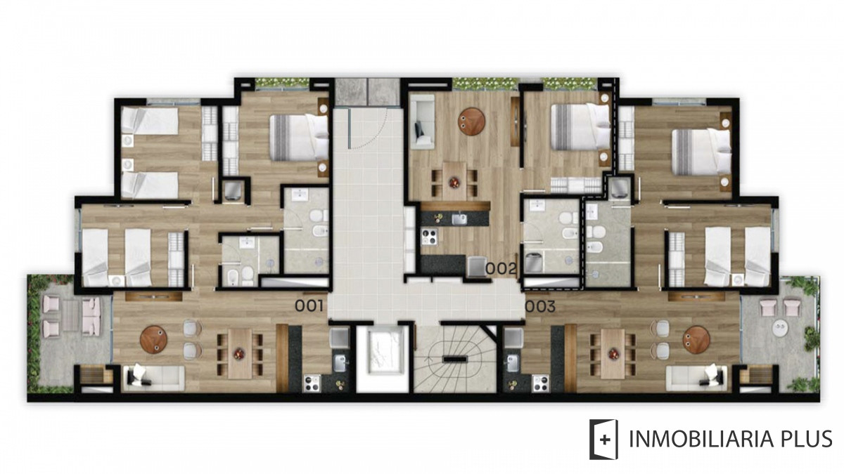 Apartamento ID.350 - Venta de Apartamento 2 Dormitorios en el Prado C885-2D003A