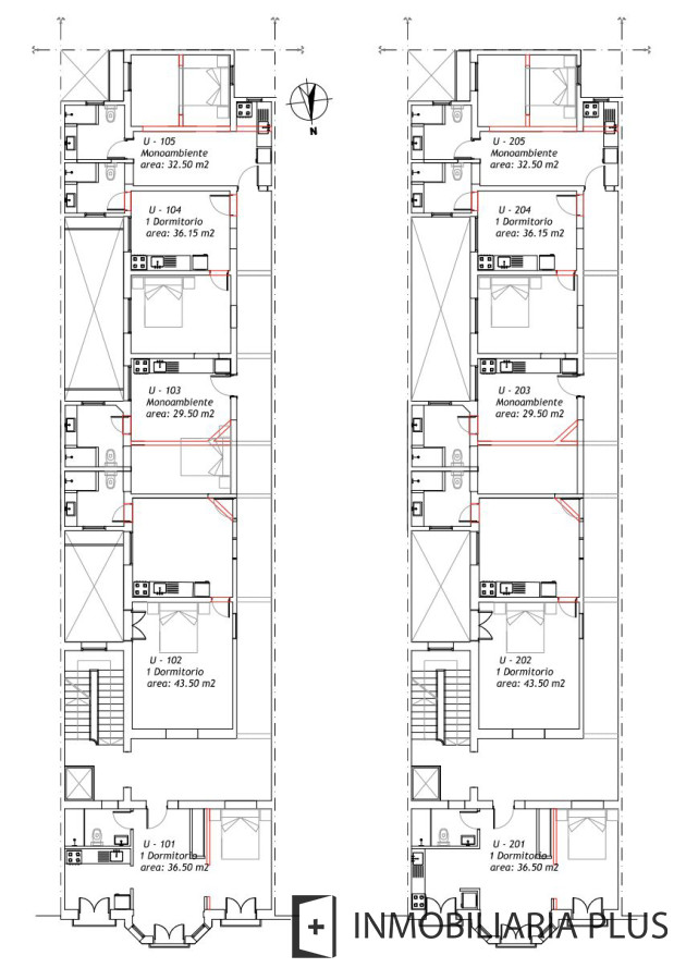 Apartamento ID.1286 - Monoambiente en Venta en el Centro de Montevideo con barbacoa y depósito a pasos de la Rambla y Av. Dieciocho de Julio y el Edificio Presidencia