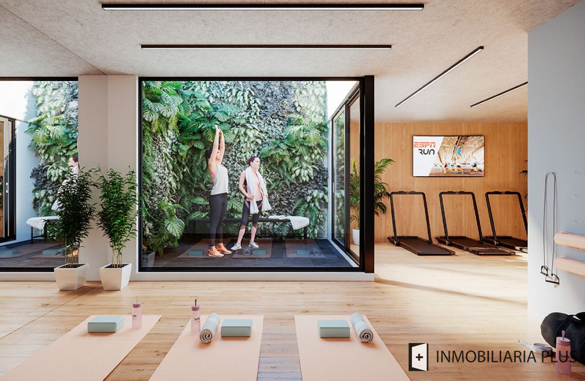 Apartamento ID.1441 - Venta de Monoambiente de 60m2 a estrenar en Punta Carretas con patio interno privado, gym, barbacoa, lavadero y más en Montevideo