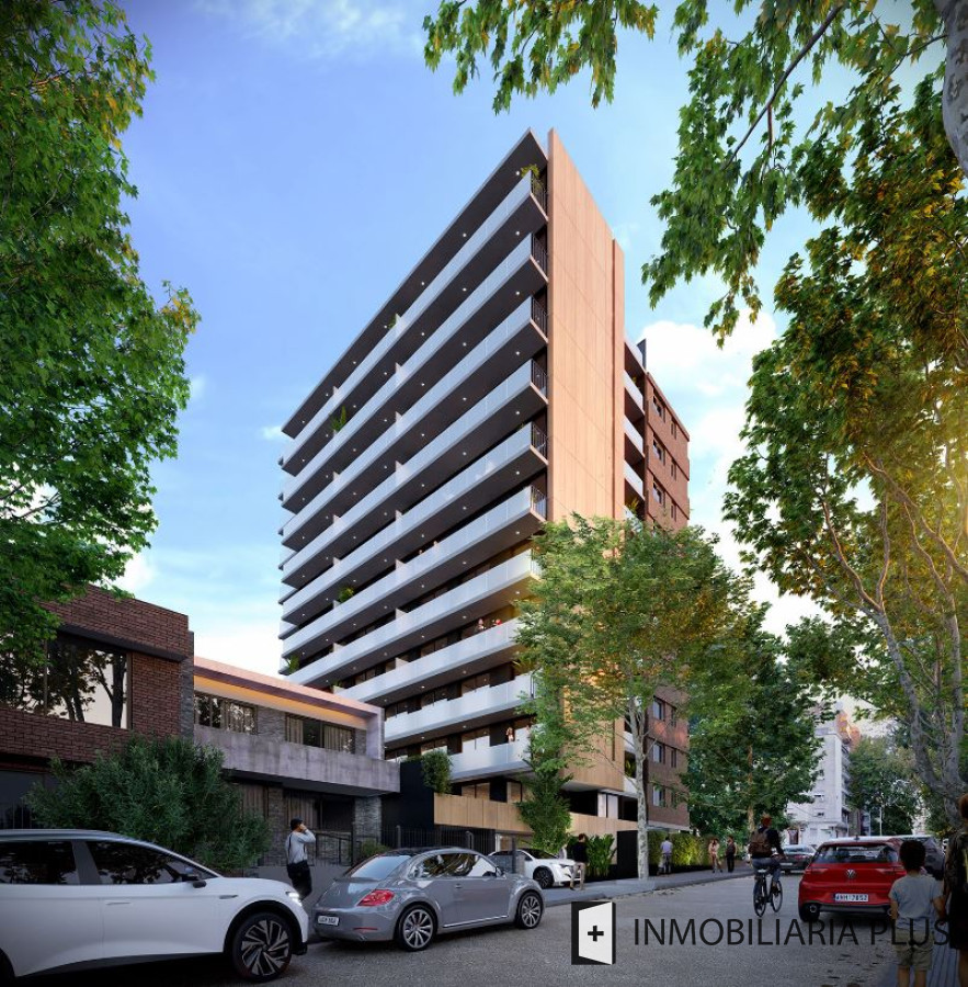 Apartamento ID.1441 - Venta de Monoambiente de 60m2 a estrenar en Punta Carretas con patio interno privado, gym, barbacoa, lavadero y más en Montevideo