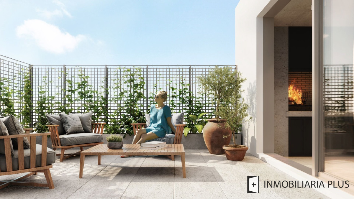 Apartamento ID.1078 - Venta de Apartamento de 1 Dormitorio en Tres Cruces con Barbacoa Gym, Lavadero y Bajos Gastos