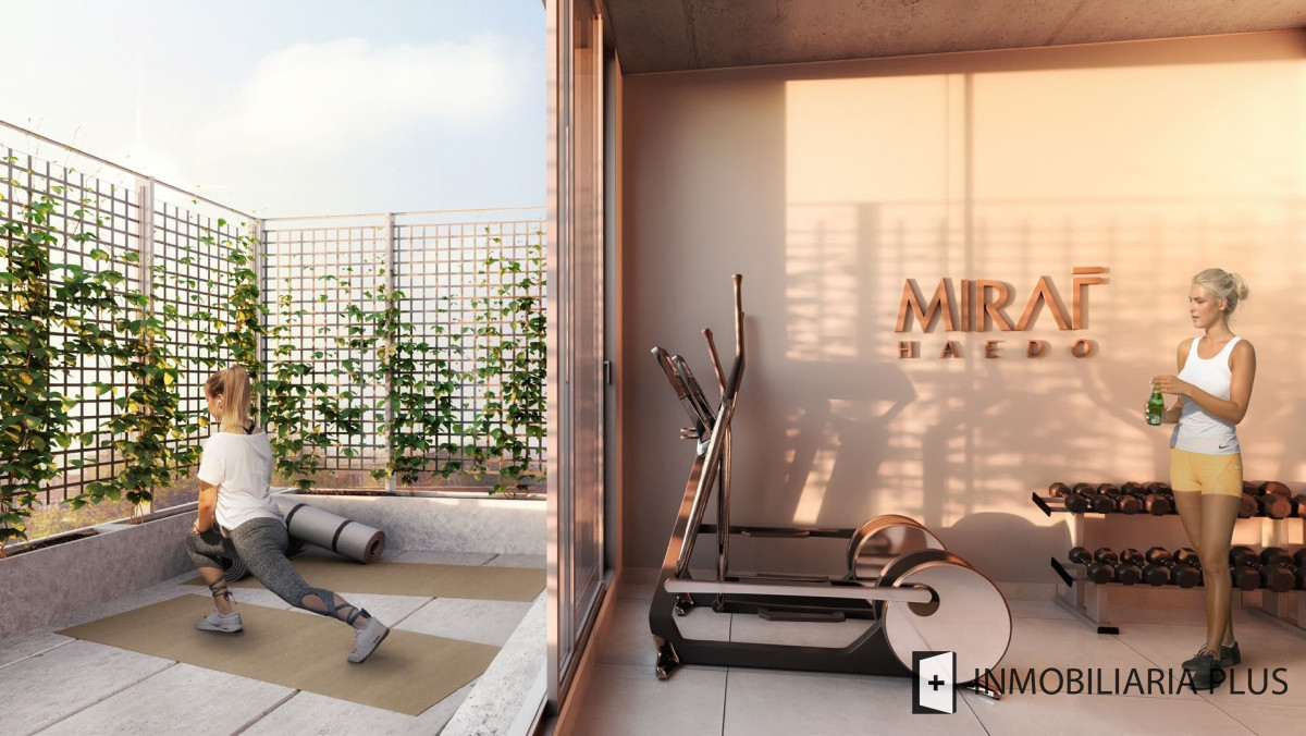 Apartamento ID.1078 - Venta de Apartamento de 1 Dormitorio en Tres Cruces con Barbacoa Gym, Lavadero y Bajos Gastos