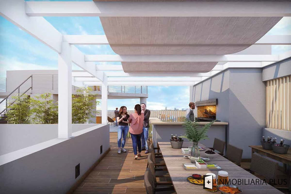 Apartamento ID.1354 - Venta de Apto nuevo con 2 Dormitorios en Tres Cruces con Barbacoa, Parrilleros, Gym y más amenities en Montevideo