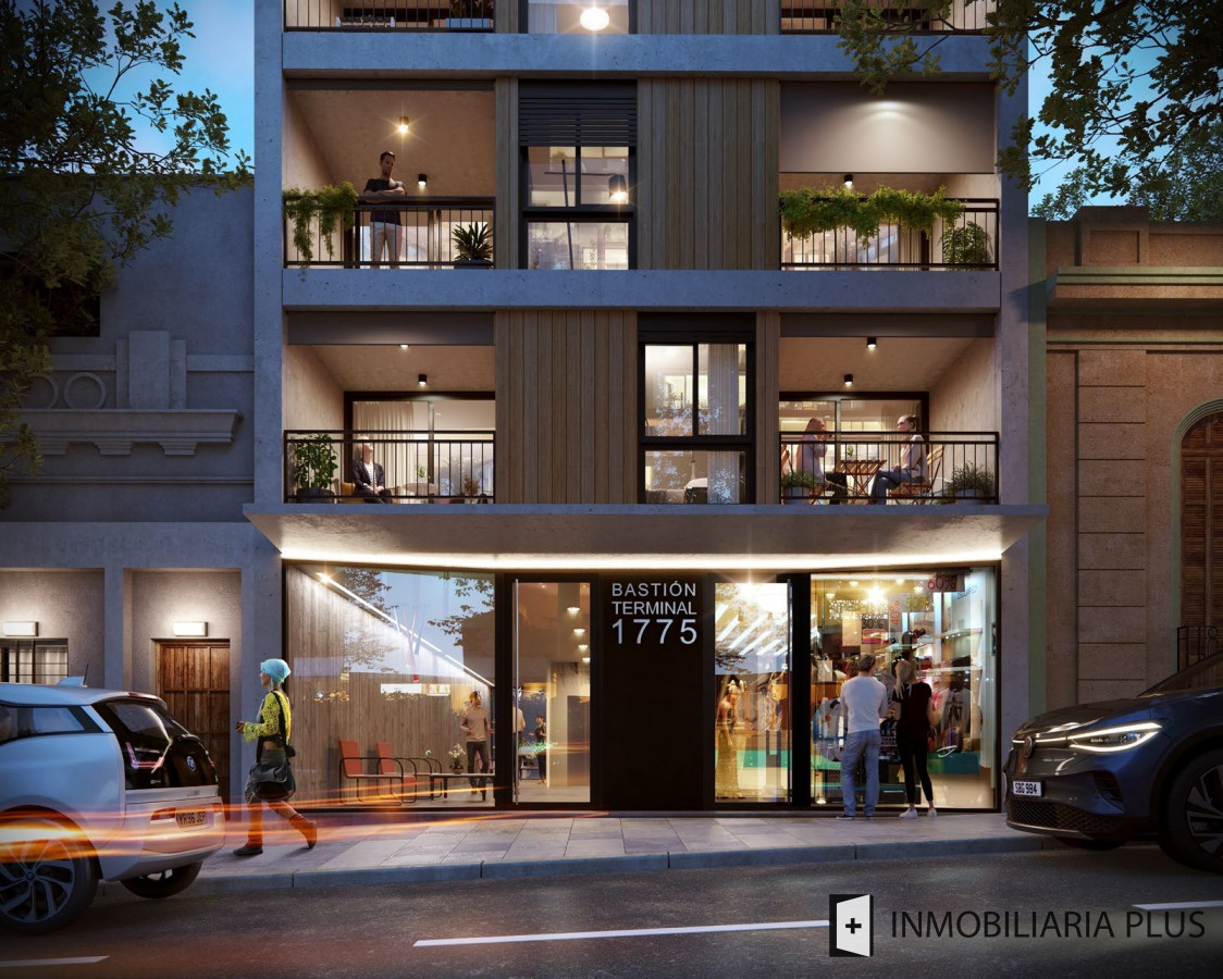 Apartamento ID.597 - Venta de Apartamento de 2 Dormitorios a estrenar al frente en Tres Cruces con Gym, Barbacoa y más C991-203