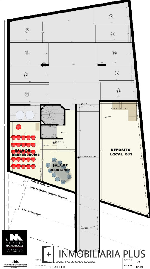 Apartamento ID.1399 - Alquiler de oficina equipada de 34 m² frente al WTC en Pocitos Nuevo de Montevideo