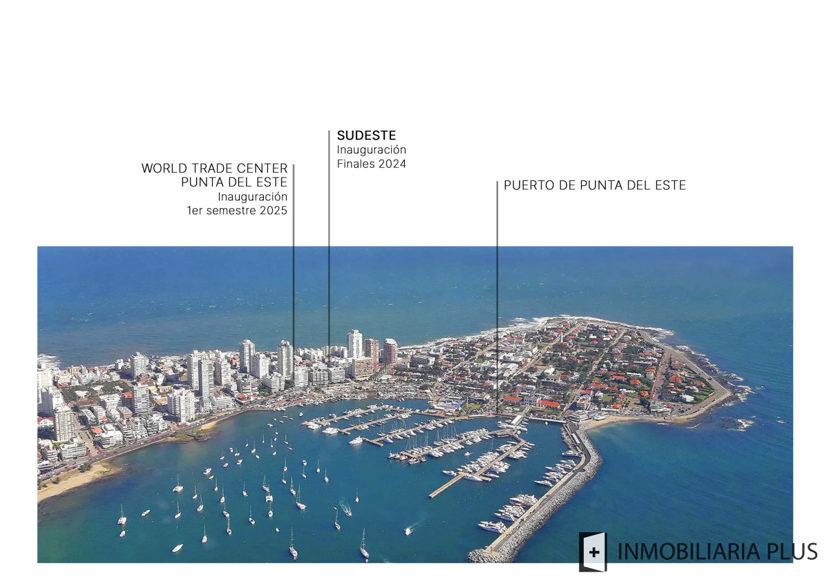 Apartamento ID.614 - Venta de Apartamento con 2 Dormitorios a estrenar en el centro de la Península de Punta del Este con piscina, barbacoa, Gym y más C992201P