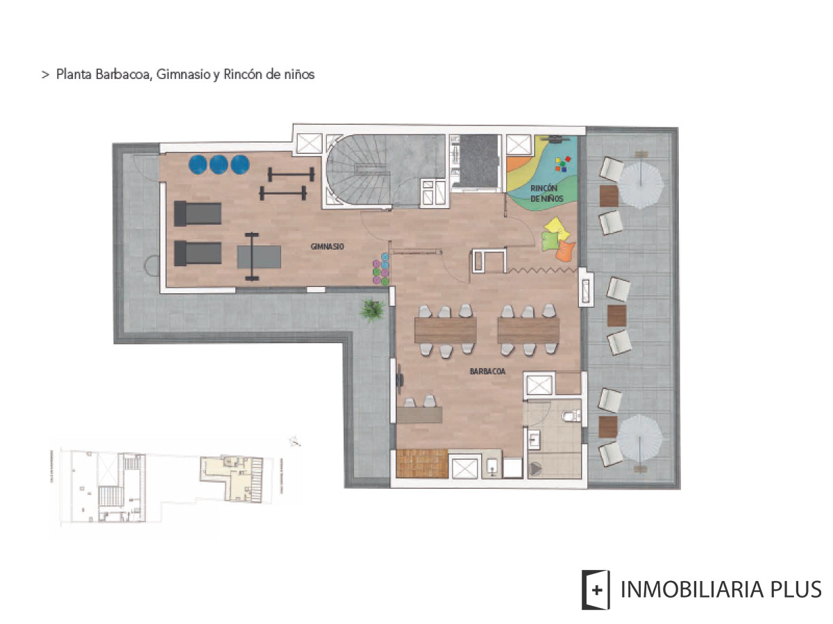 Apartamento ID.1097 - Venta de Apartamento 2 Dormitorios en Tres Cruces a pasos de 18 con Barbacoa, Gym, Cowork y más
