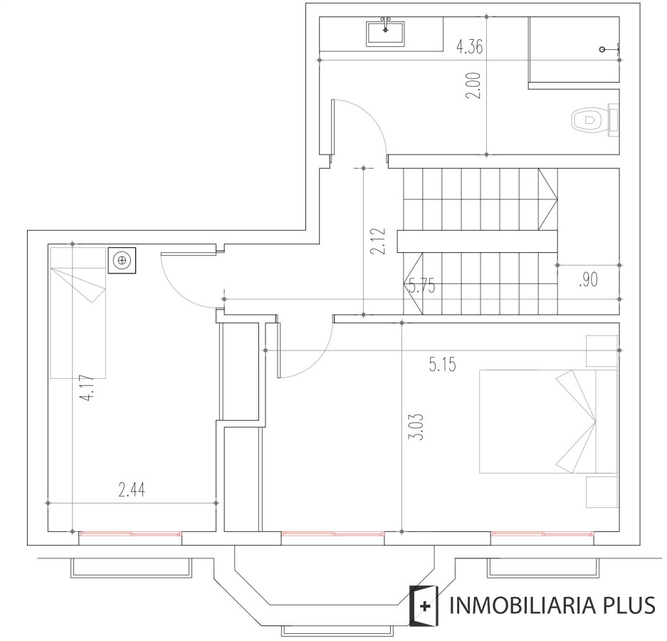 Apartamento ID.1286 - Monoambiente en Venta en el Centro de Montevideo con barbacoa y depósito a pasos de la Rambla y Av. Dieciocho de Julio y el Edificio Presidencia