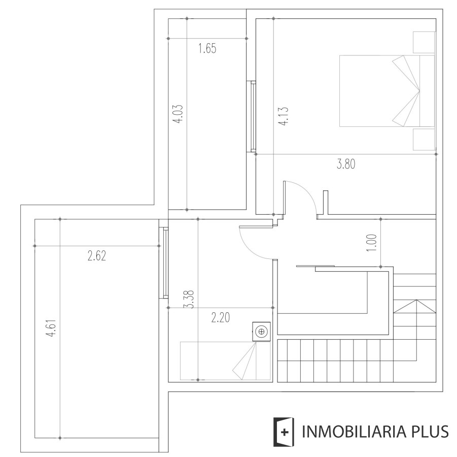 Apartamento ID.1286 - Monoambiente en Venta en el Centro de Montevideo con barbacoa y depósito a pasos de la Rambla y Av. Dieciocho de Julio y el Edificio Presidencia