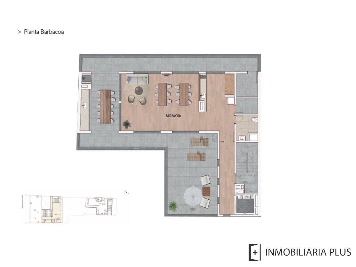 Apartamento ID.1097 - Venta de Apartamento 2 Dormitorios en Tres Cruces a pasos de 18 con Barbacoa, Gym, Cowork y más