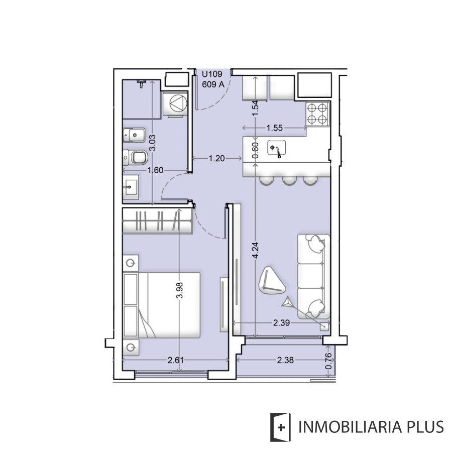 Apartamento ID.1534 - Alquiler de Apartamento con garaje, gym, barbacoa, cowork y más en Montevideo