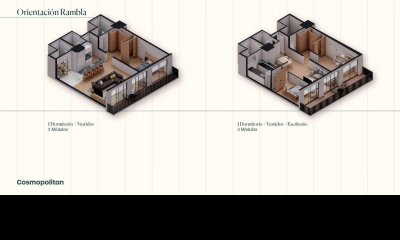 VENTA de Apartamento con financiación a Estrenar en Primera Linea del Parque Rodó C900-301