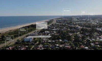 VENTA de Apartamento COSTA Sobre la primera línea al mar en la Ciudad de la COSTA C846-2D304C 2 Dormitorios con GARAJE