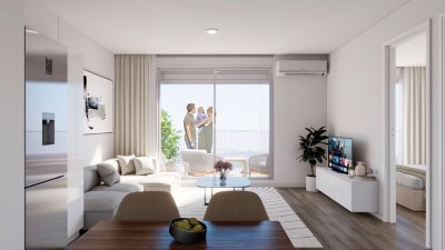  Venta de Apartamento de 1 Dormitorio en Cordón con Barbacoa, Lavadero y màs