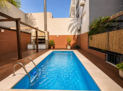  Alquiler de Apartamento con piscina climatizada, parrillero, 2 dormitorios, 2 baños con garaje más en Buceo