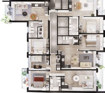  Venta de Apartamento de 1 Dormitorio en el centro de todo Montevideo a pasos de la Facultad y Tres Cruces con Barbacoa, Gym y más