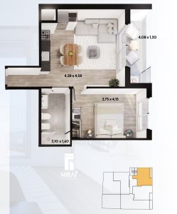  Vendo apartamento en Cordón a estrenar con barbacoa, gym, lavadero y más Vivienda Promovida