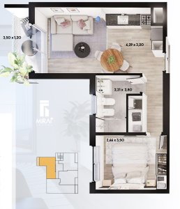  Apartamento en venta en Cordón a pasos de 18 FINANCIADO desde U$S 44.232 y Cuotas a estrenar con barbacoa, gym y Vivienda Promovida en Montevideo