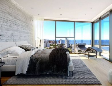  Alquilo apartamento frente a la playa de Malvín con 2 dormitorios y 2 Baños Amenities Piscinas, Gym, Barbacoas, Parrillero y más