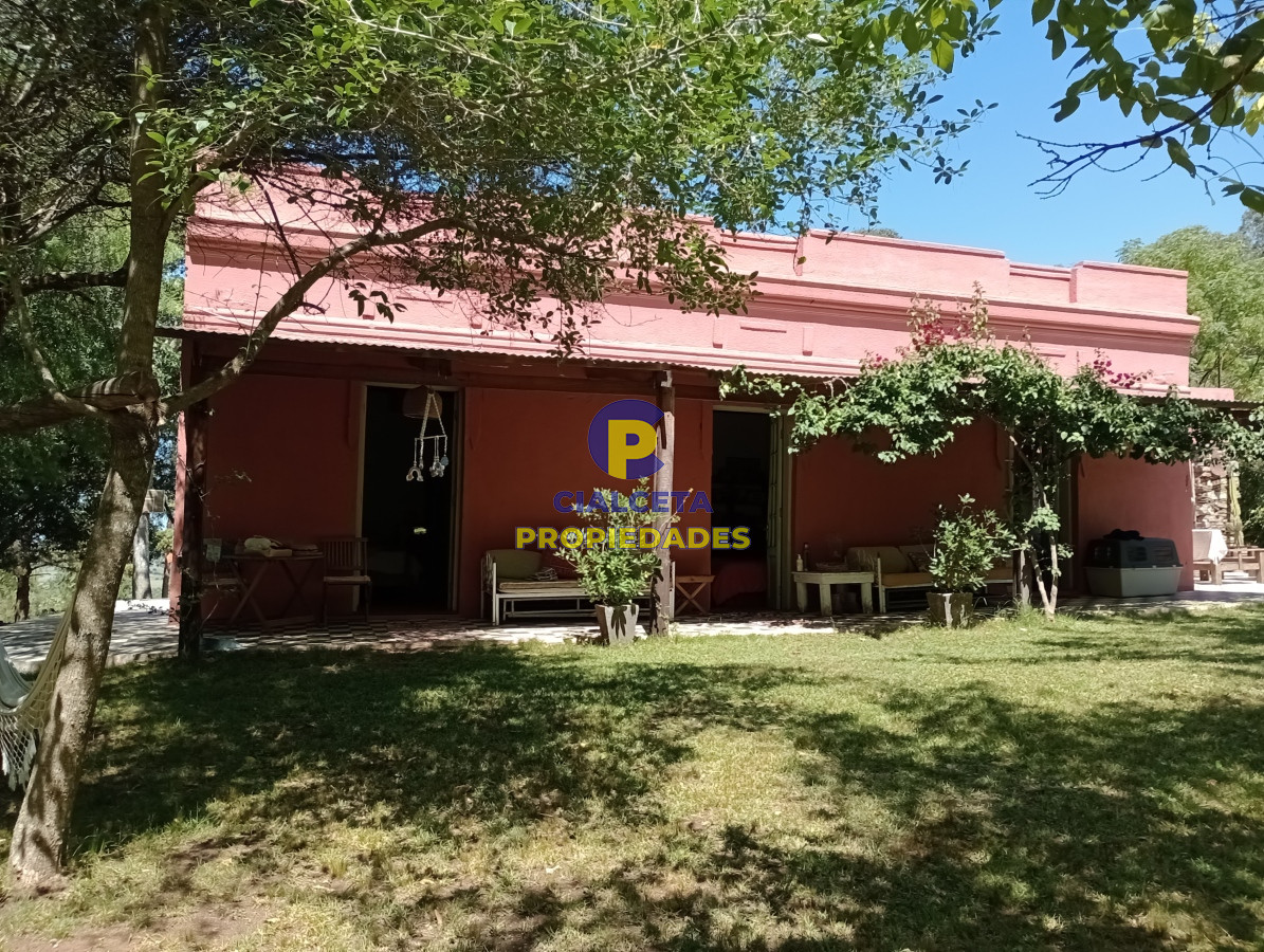 Campo Ref.539 - 92 hectáreas con casa reciclada, vista a las sierras, arroyo, monte