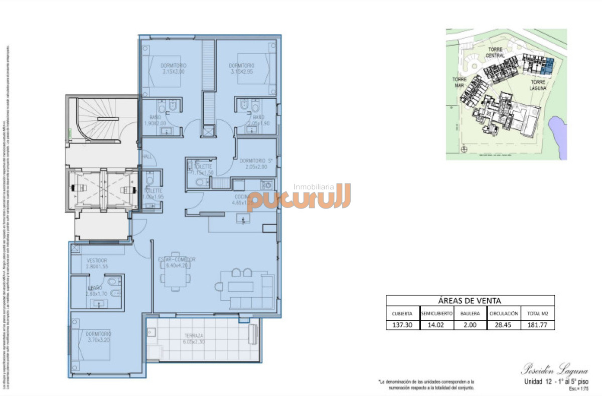 Apartamento ID.2827 - Frente al mar y laguna - ideal para disfrutar todo el año