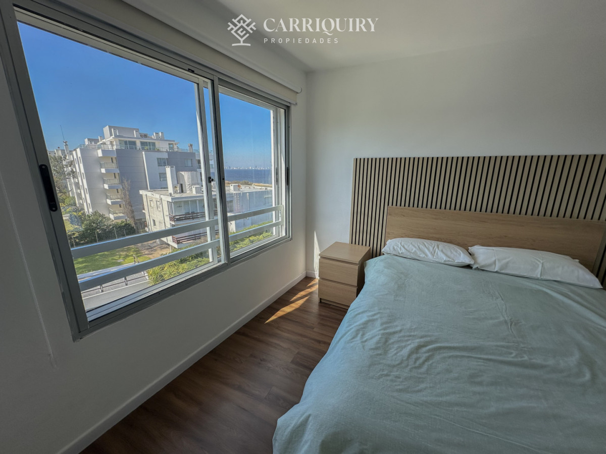 Apartamento ID.10030/APARTAMENTO-EN-ALQUILER-TEMPORARIO-1-DORMITORIO-Y-MEDIO-PLAYA-MANSA-FRENTE-AL-MAR-CRUCEROS-3-A-ESTRENAR - Pent House en primera linea de Playa Mansa