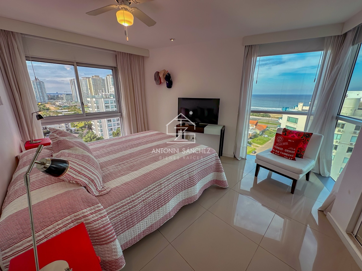 Apartamento ID.796 - Hermoso apartamento en Torre Premium con vista a Playa Brava!