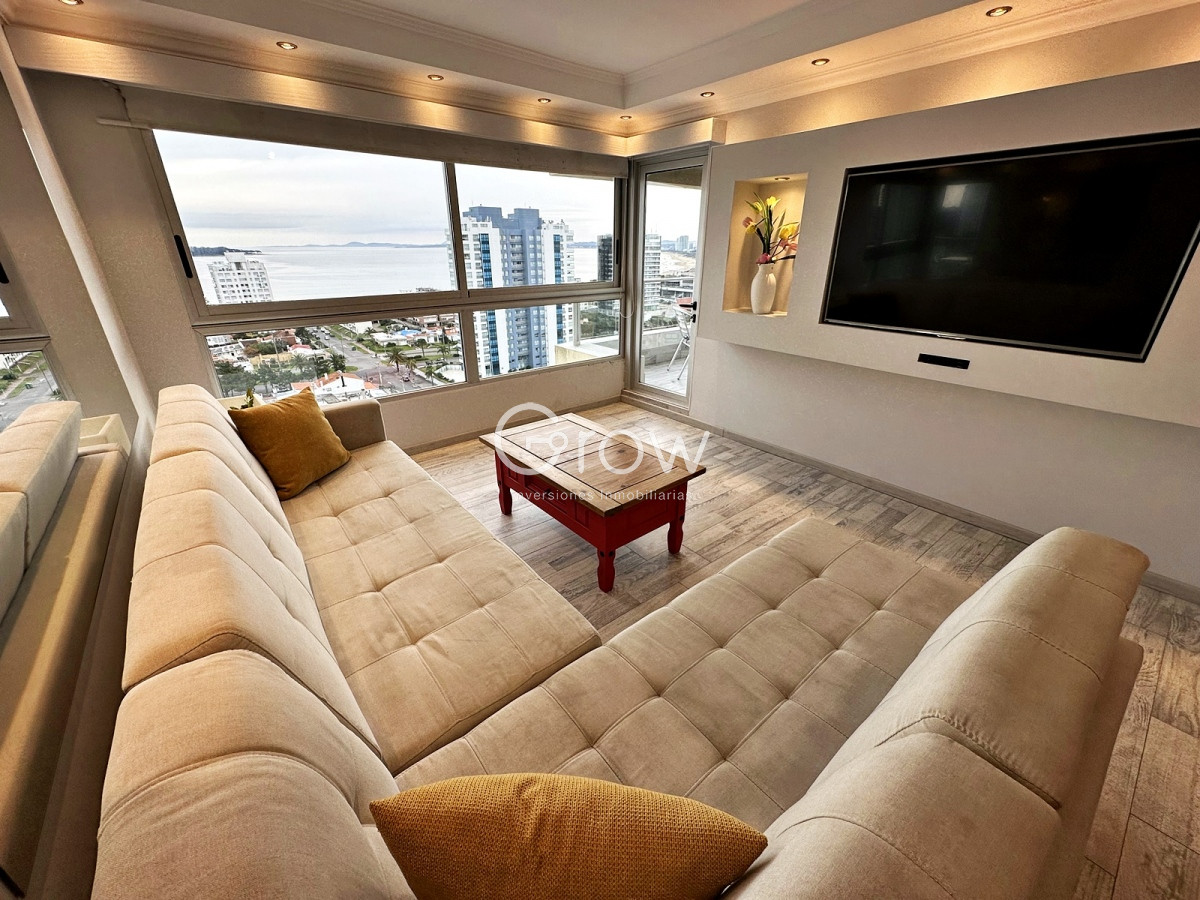 Apartamento ID.718 - Piso alto con hermosa vista a playa Mansa! 