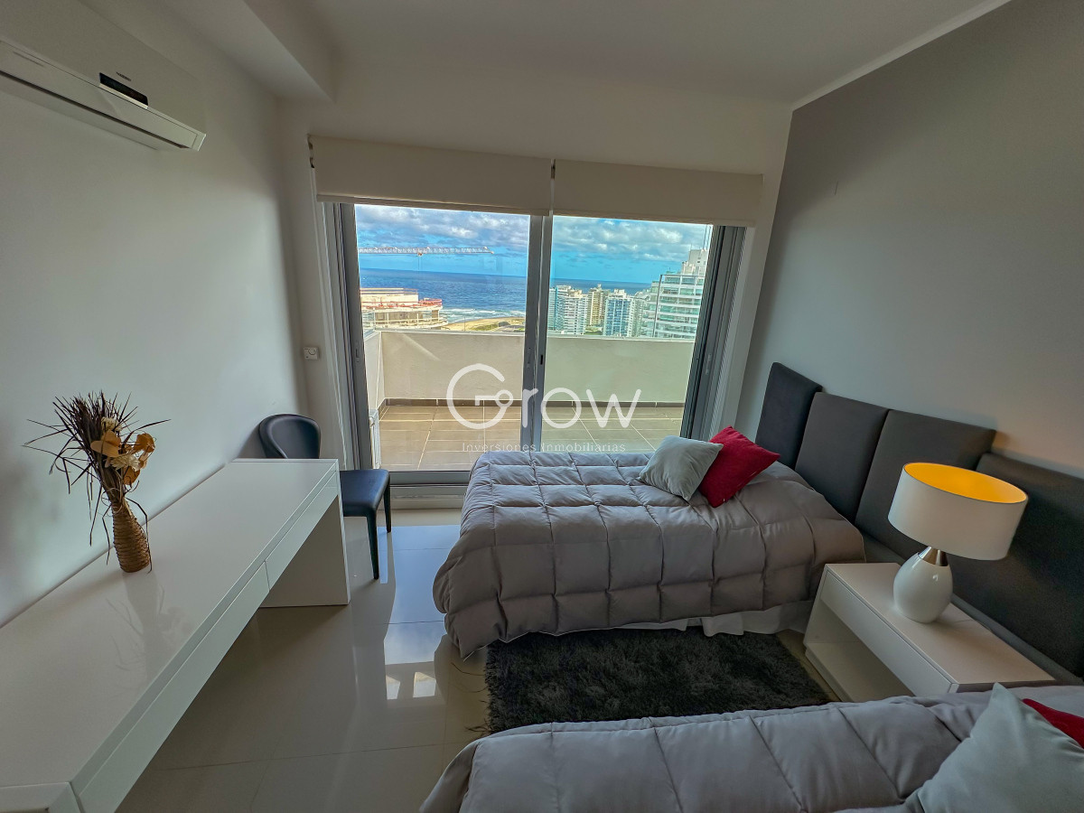 Apartamento ID.2566 - Planta especial en piso alto, parrillero y jacuzzi en balcón