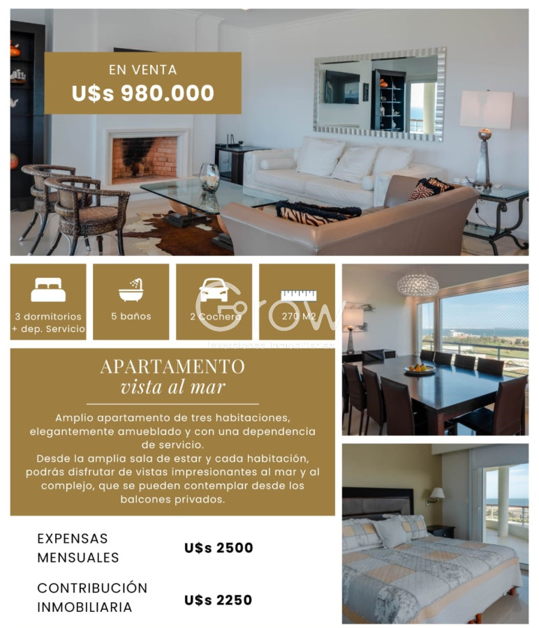Apartamento ID.1826 - Exclusivo apartamento en primera linea de Playa Mansa