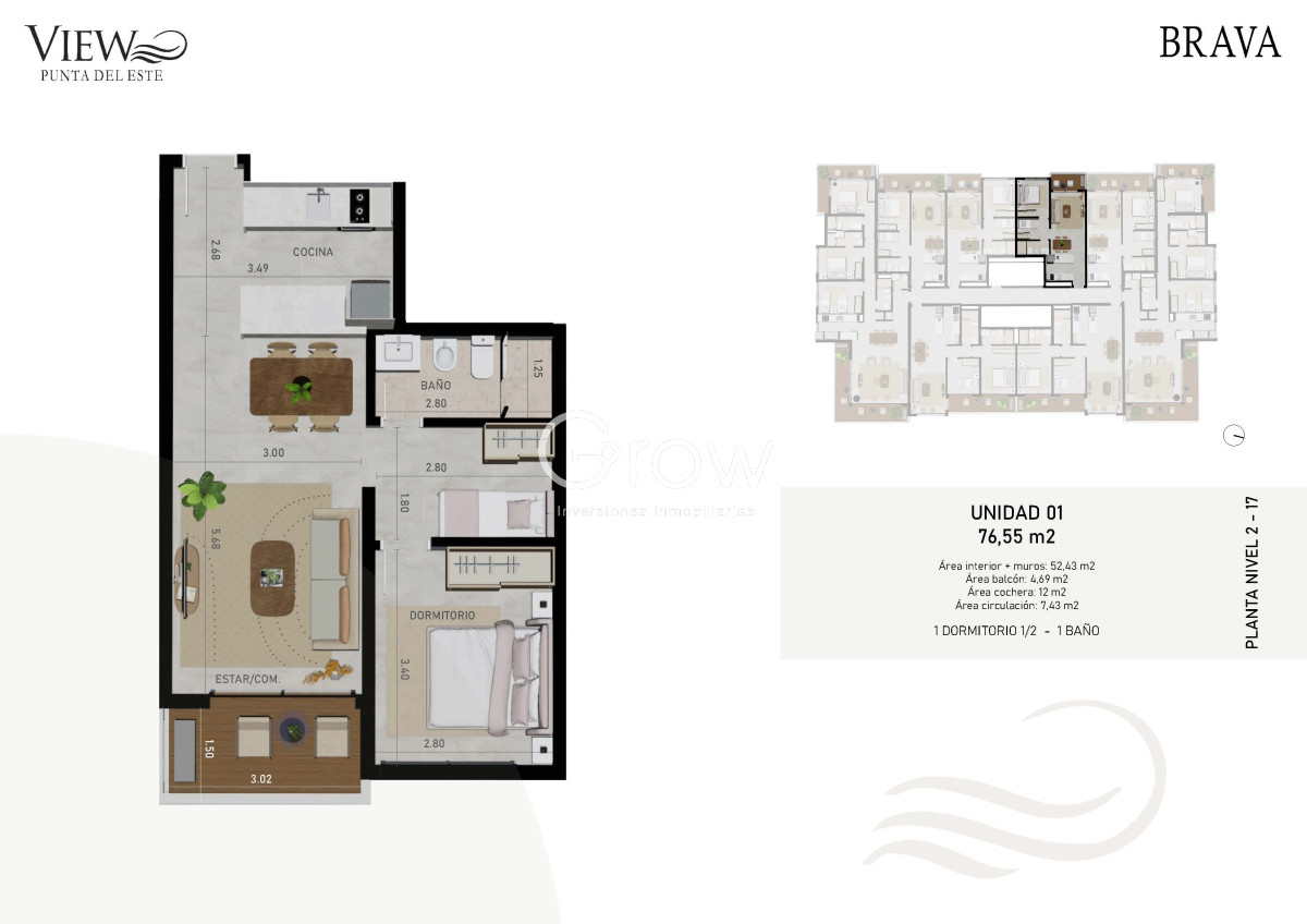 Apartamento ID.1973 - Gran oportunidad de inversión en Playa Brava!
